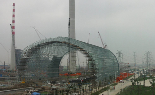 甘肅發(fā)電廠球形網(wǎng)架