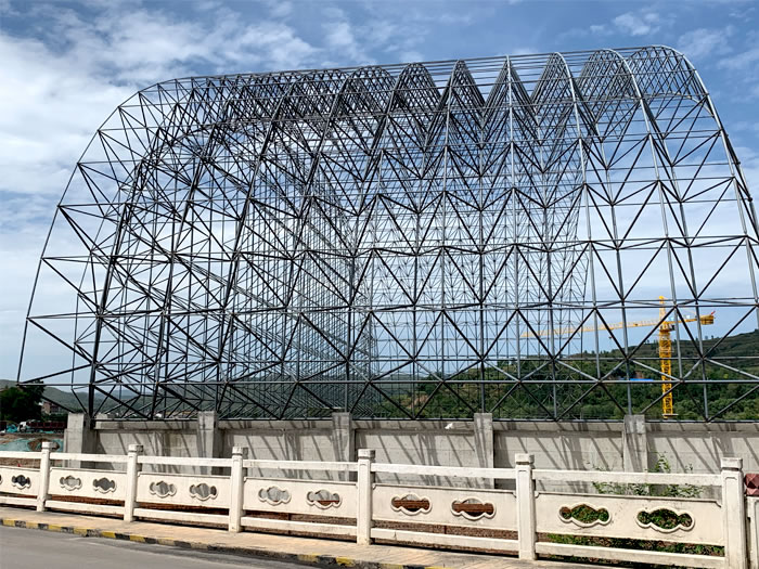 上海山寨礦儲煤棚網架